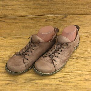 Andrea Conti women  pink leather Low-Top Sneakers, 9.5-10